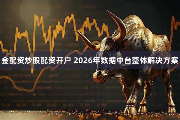 金配资炒股配资开户 2026年数据中台整体解决方案